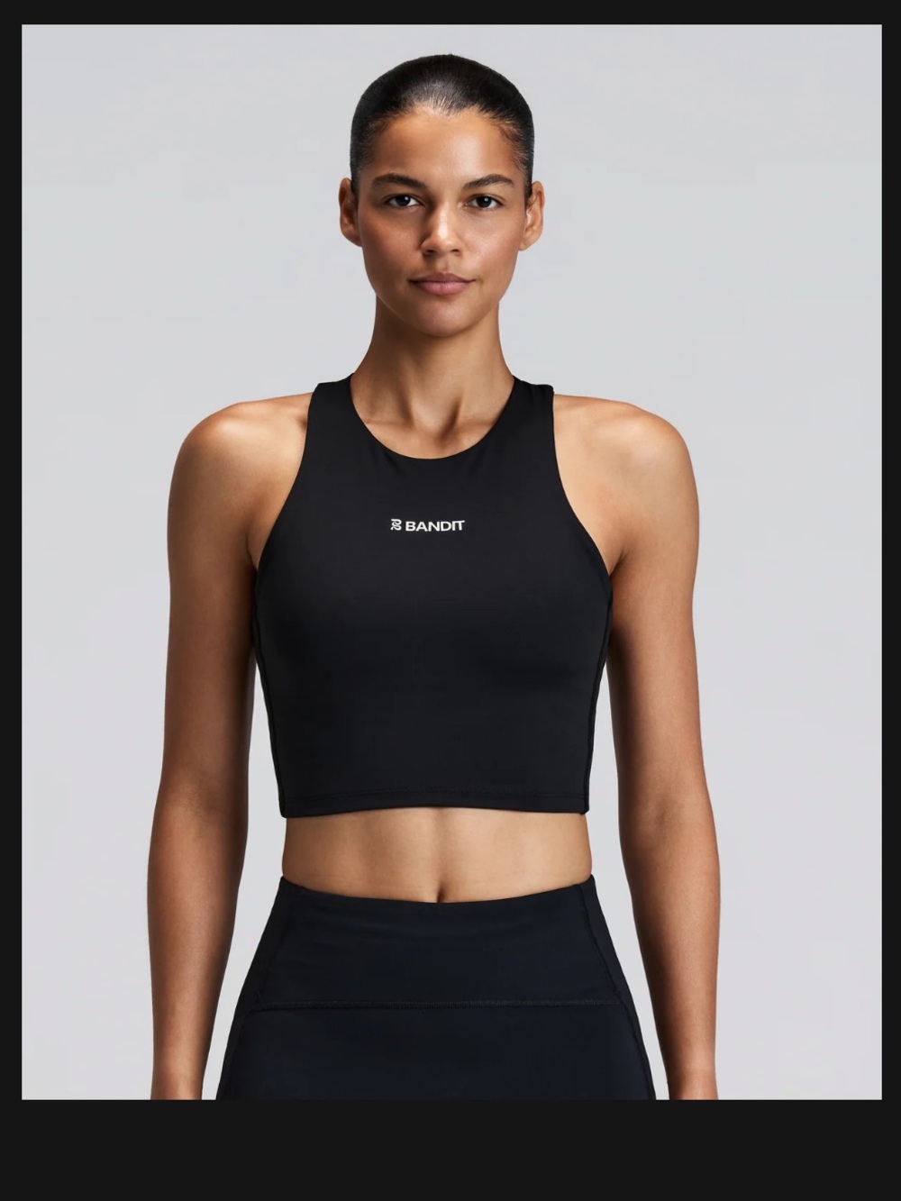BANDIT WOMEN'S STAMINA™ RACE CROP - BLACK (SIZE SMALL)